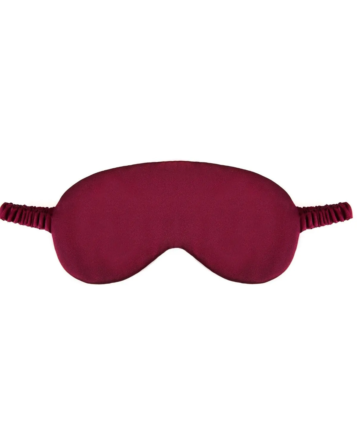 Silk Sleep Mask In Burgundy
