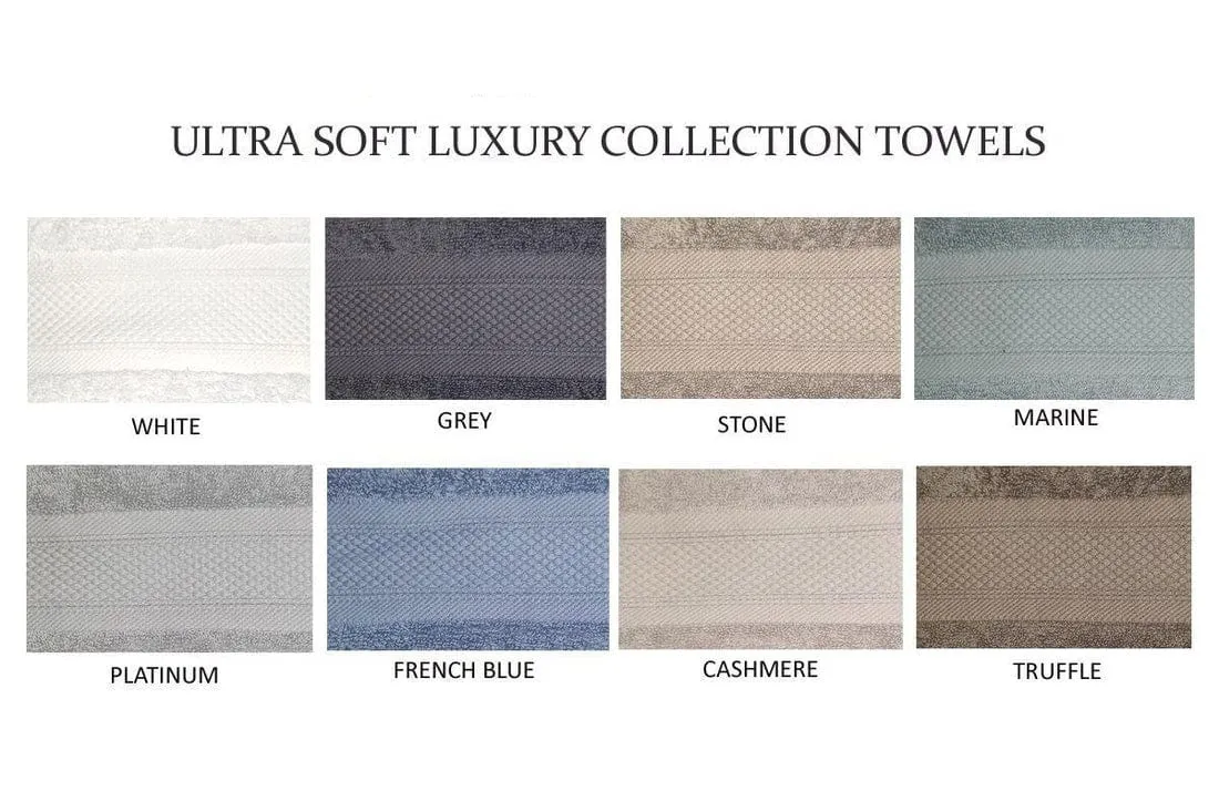 Simon Baker Ultra Soft Luxury Collection Towels White 600GMS