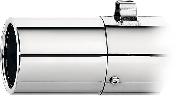 SuperTrapp 108-8027 End Cap - Chrome - Slash Cut