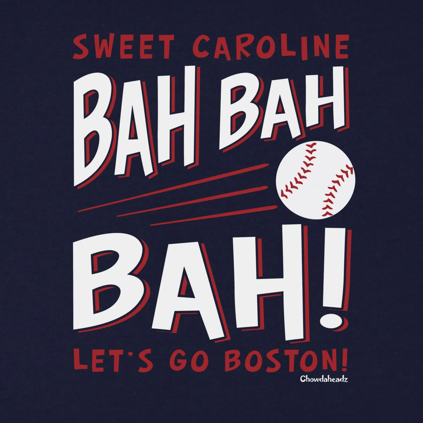 Sweet Caroline Bah Bah Bah Baseball Youth T-Shirt
