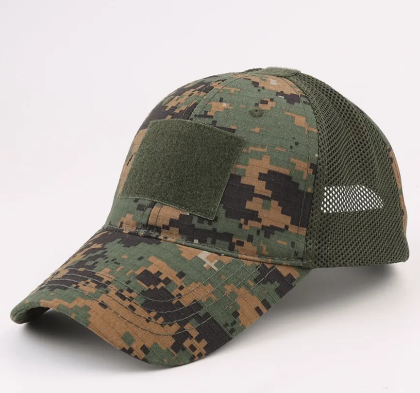 Tactical-Style Patch Hat with Adjustable Strap | Military-Style Hat | Unisex Hat