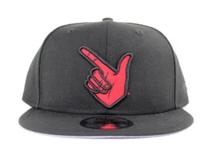 TEXAS TECH RED RAIDERS New Era 9Fifty Snapback Hat (Black Red Gray Under Brim)