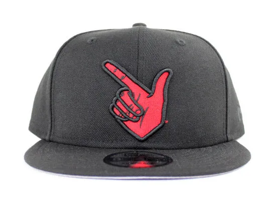 TEXAS TECH RED RAIDERS New Era 9Fifty Snapback Hat (Black Red Gray Under Brim)