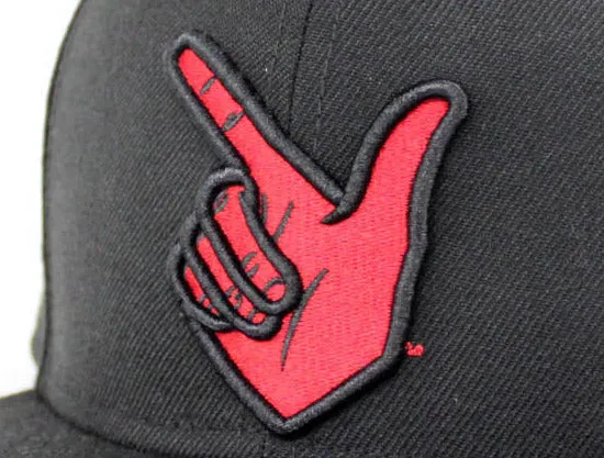 TEXAS TECH RED RAIDERS New Era 9Fifty Snapback Hat (Black Red Gray Under Brim)