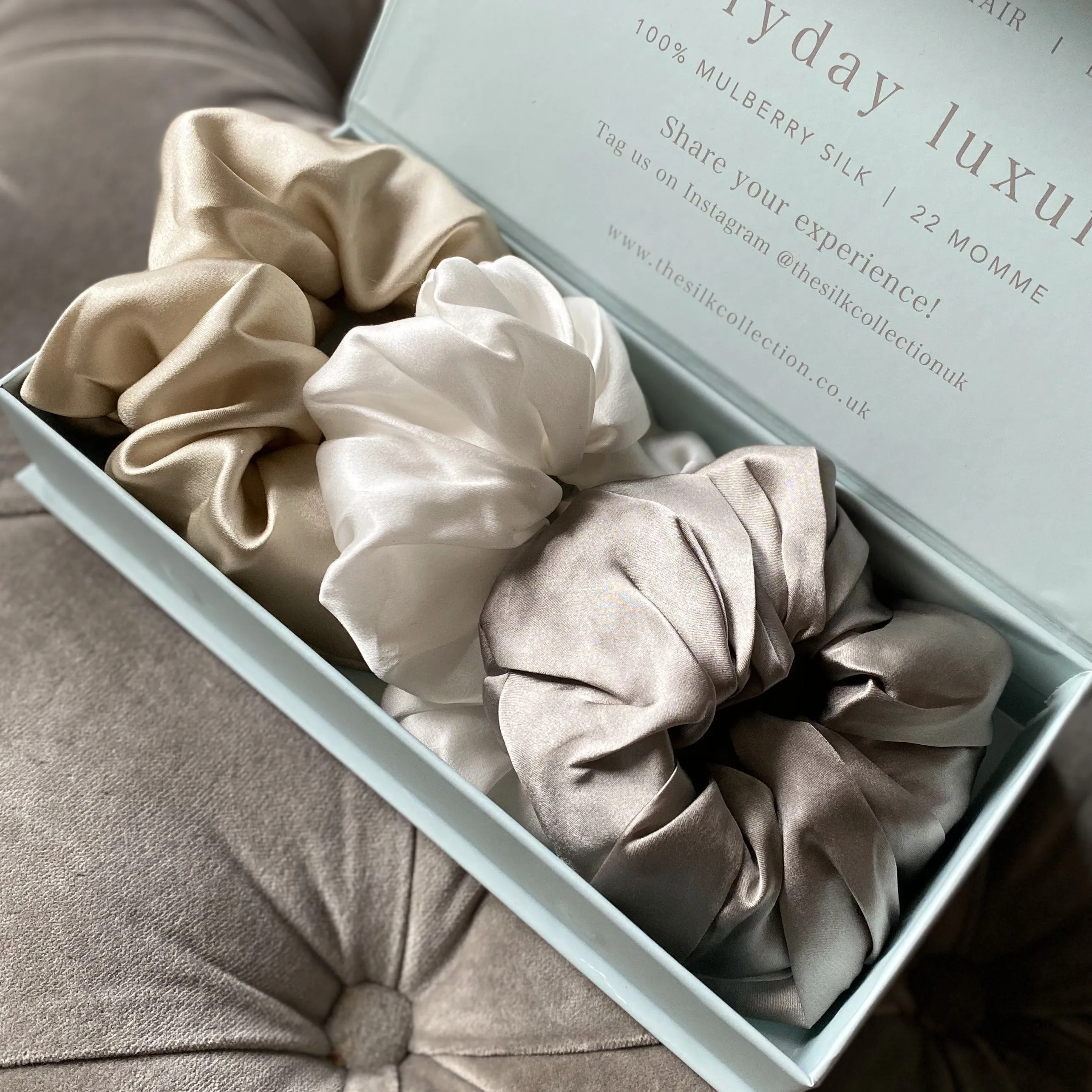 The Statement Silk Scrunchie Gift Set