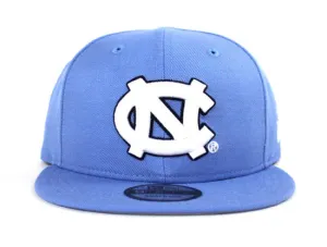 The University of North Carolina at Chapel Hill New Era 9fifty Snapback Hats (NCAA Baby Blue Gray Under Brim)