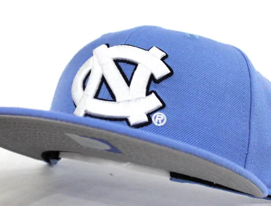 The University of North Carolina at Chapel Hill New Era 9fifty Snapback Hats (NCAA Baby Blue Gray Under Brim)