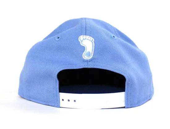 The University of North Carolina at Chapel Hill New Era 9fifty Snapback Hats (NCAA Baby Blue Gray Under Brim)