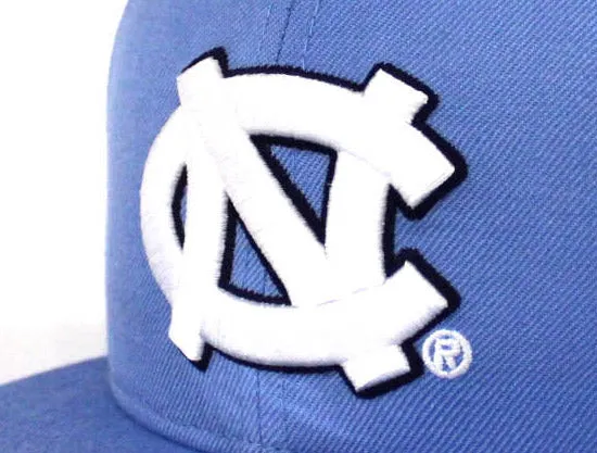 The University of North Carolina at Chapel Hill New Era 9fifty Snapback Hats (NCAA Baby Blue Gray Under Brim)