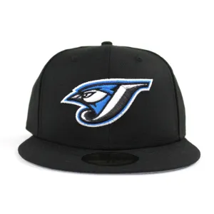 Toronto Blue 2004 ROAD Jays New Era 59Fifty Fitted Hat (Black Gray Under Brim)