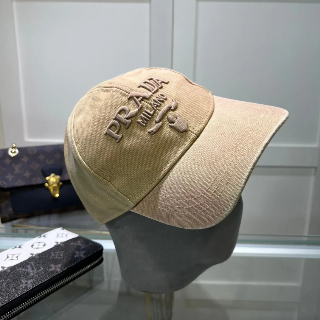 Triangle Label Baseball Caps in 3 Colors