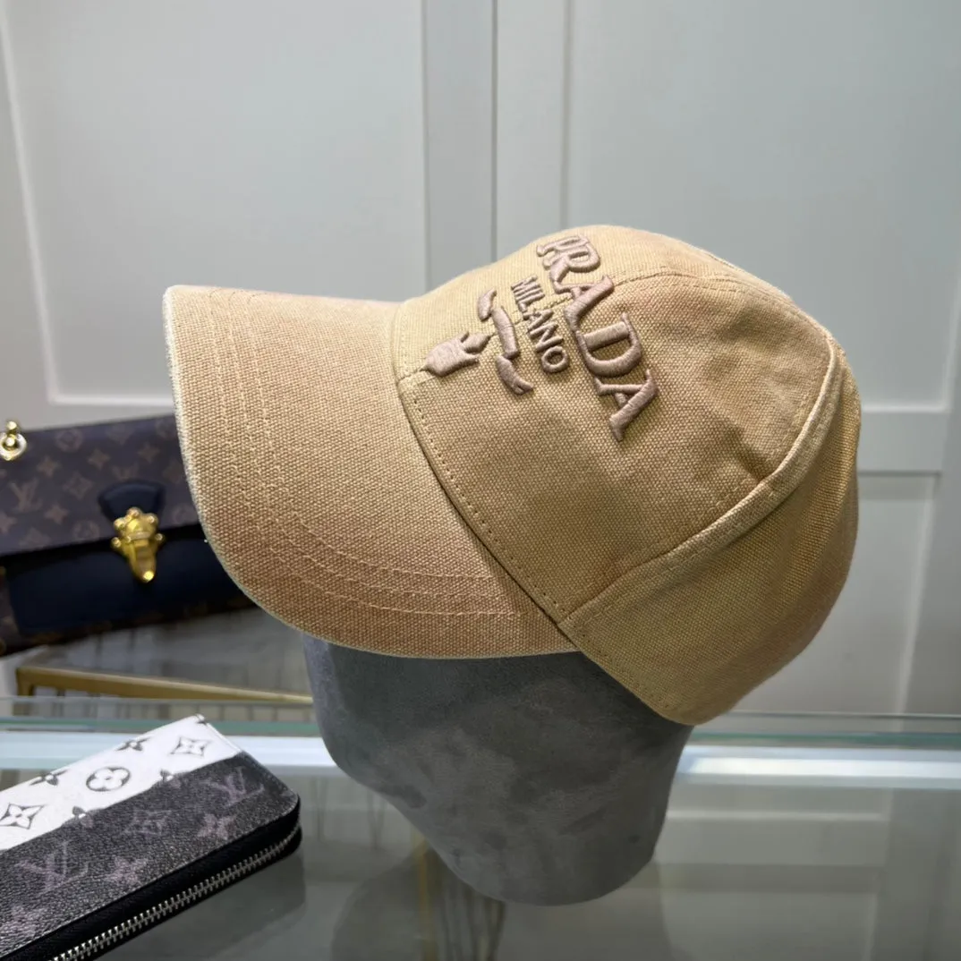 Triangle Label Baseball Caps in 3 Colors