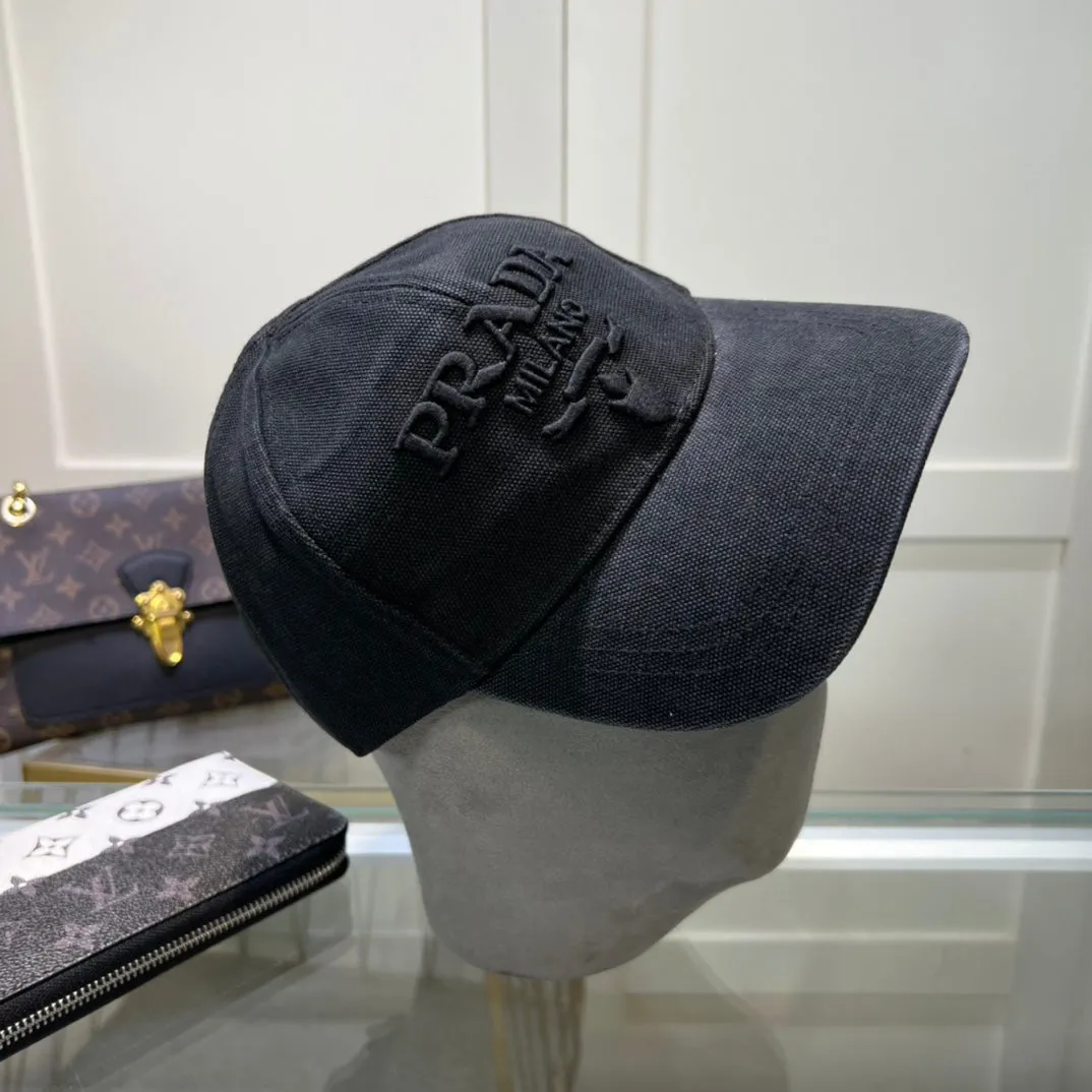 Triangle Label Baseball Caps in 3 Colors