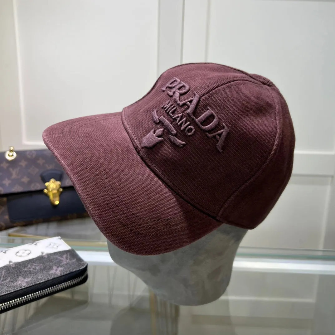 Triangle Label Baseball Caps in 3 Colors