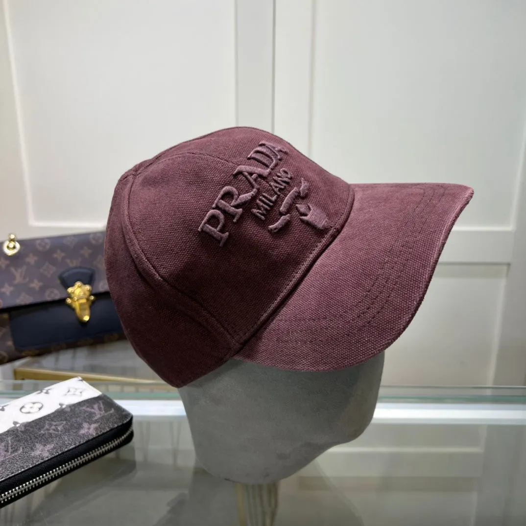 Triangle Label Baseball Caps in 3 Colors