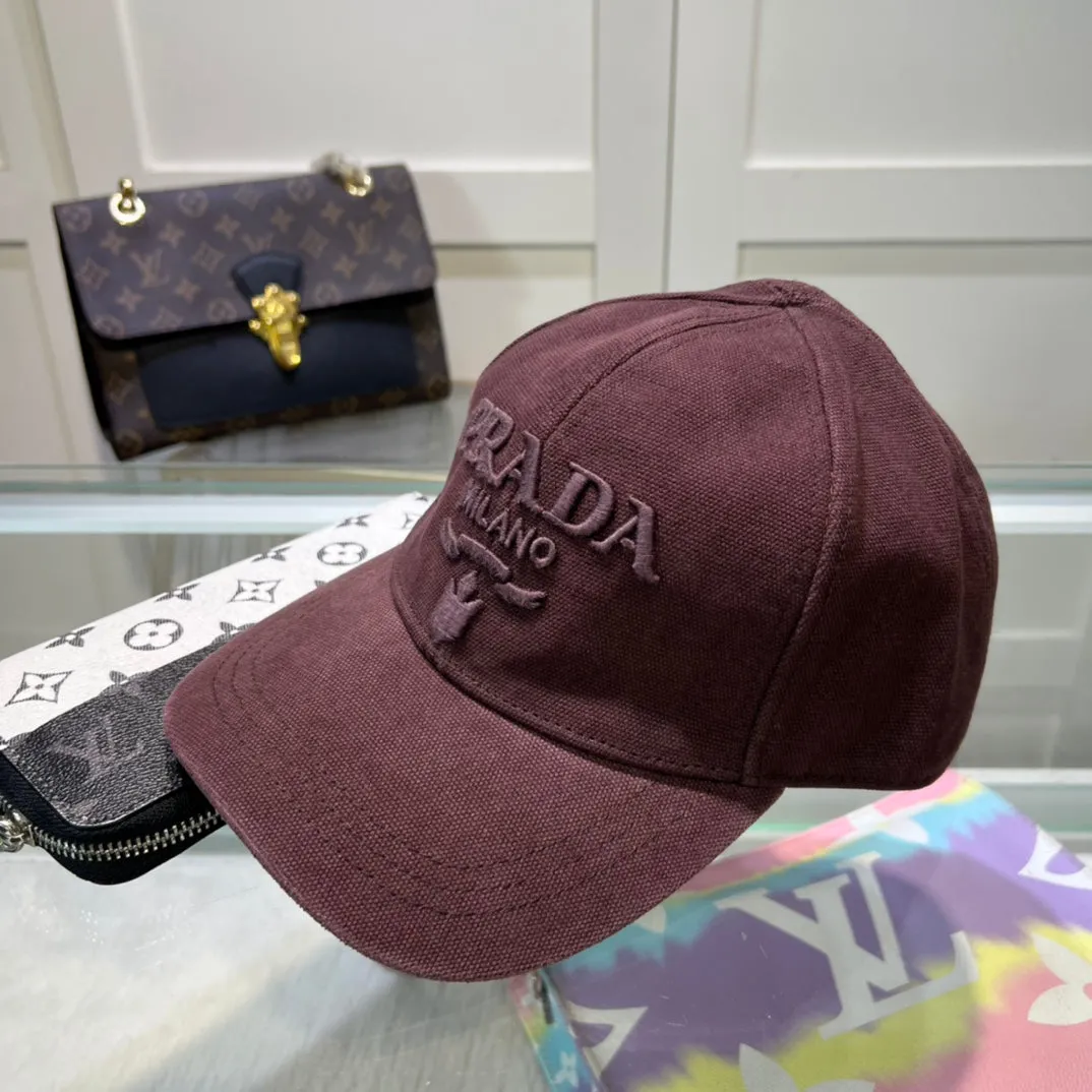 Triangle Label Baseball Caps in 3 Colors