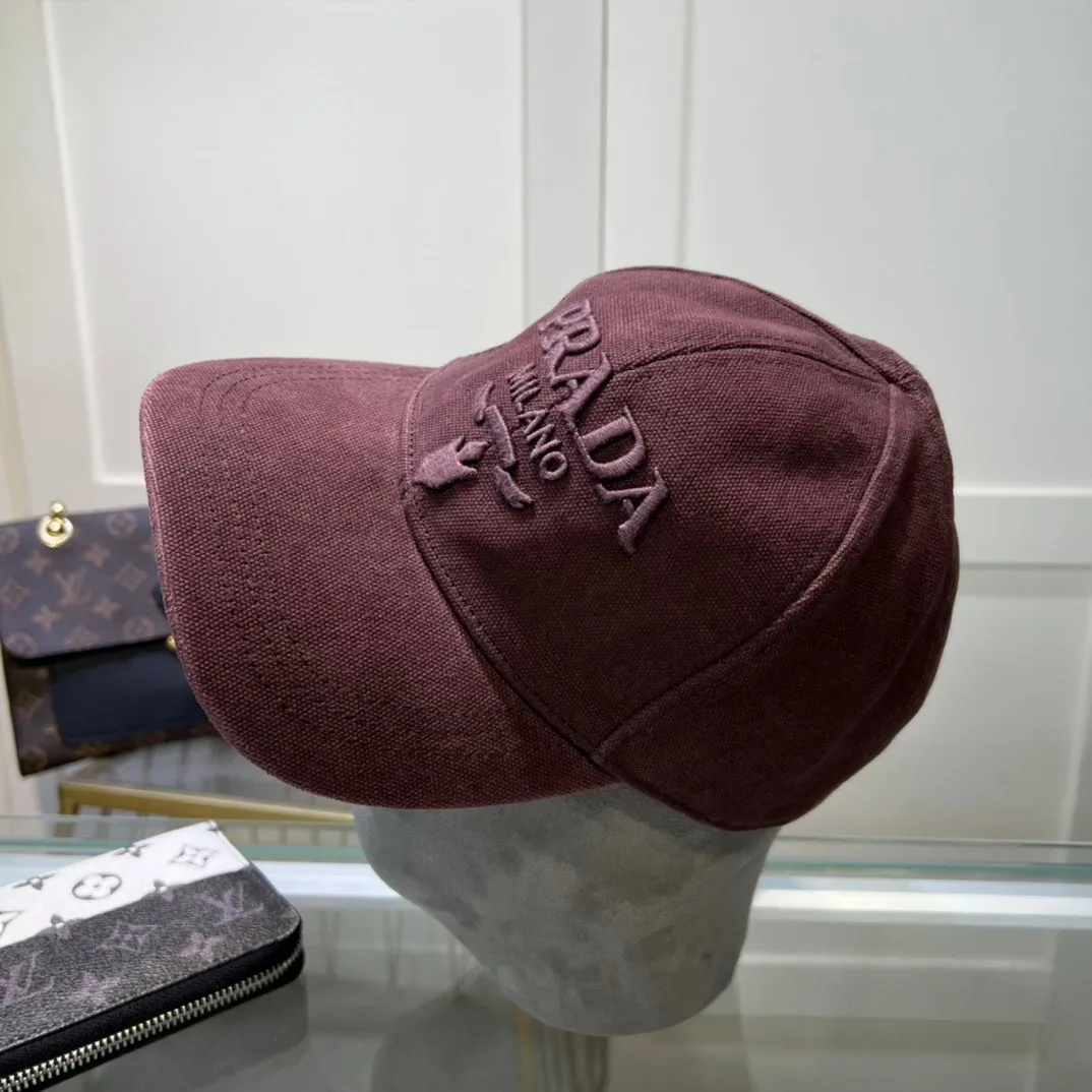 Triangle Label Baseball Caps in 3 Colors
