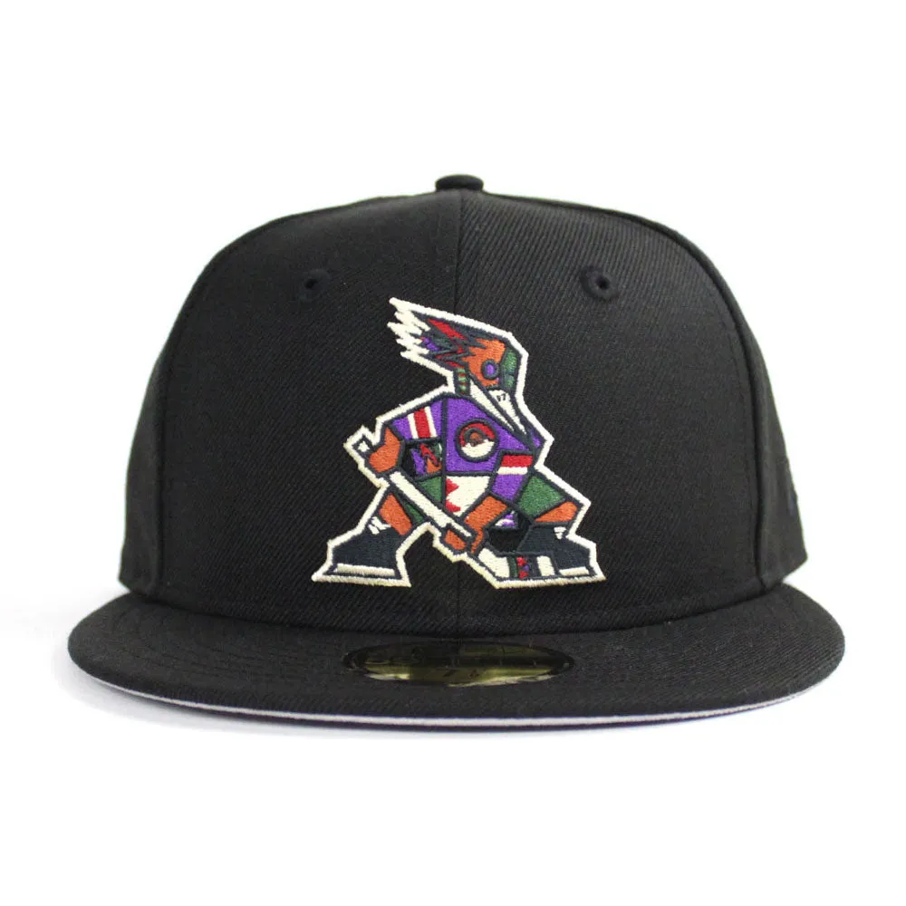 Tucson Roadrunners New Era 59Fifty Fitted Hat (Black Gray Under Brim)