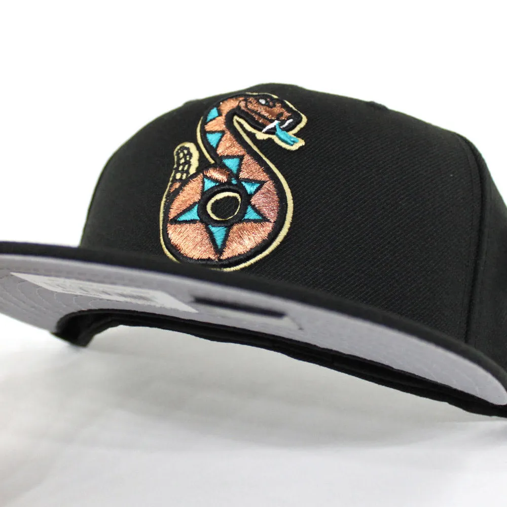 Tucson Sidewinders New Era 59Fifty Fitted Hats (Black Gray Under Brim)
