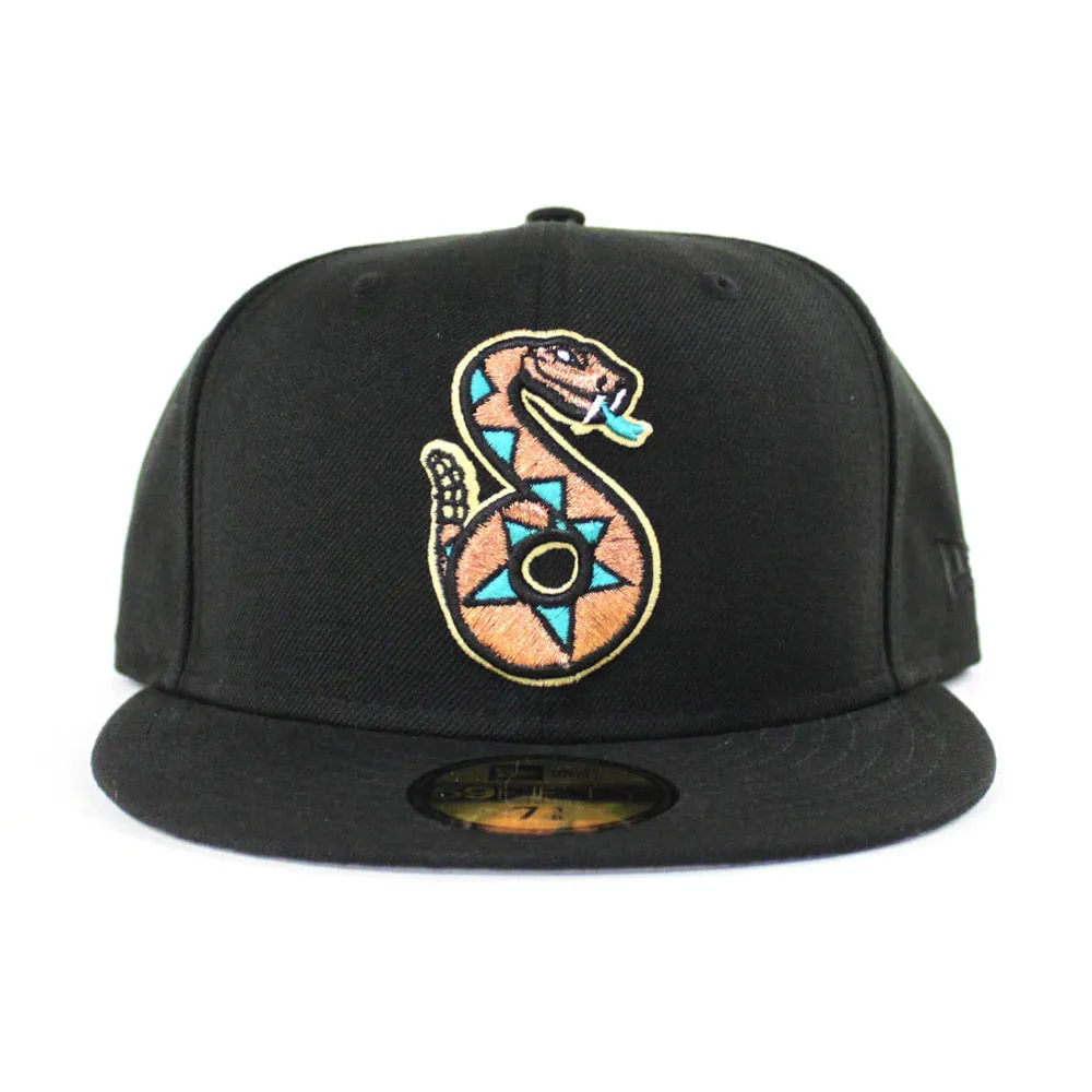 Tucson Sidewinders New Era 59Fifty Fitted Hats (Black Gray Under Brim)