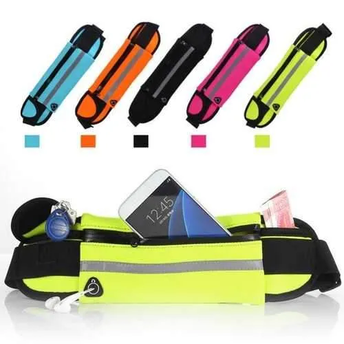 Unisex Waist Belt Bag Sport Fitness Running Jogging Marathon Gym Adjustable Waist Accessories