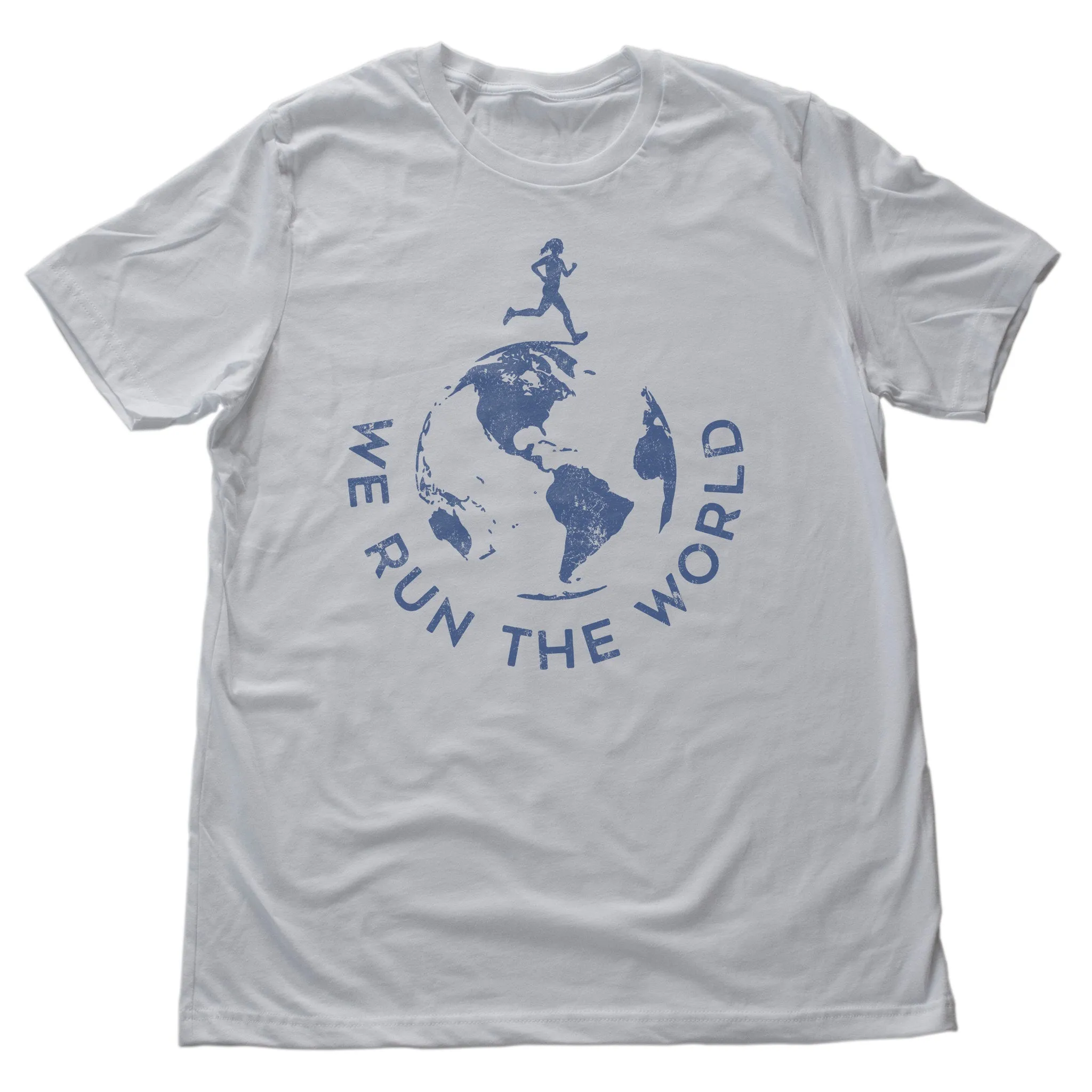 We Run the World [Female Runner] — funny runner's Unisex Tee