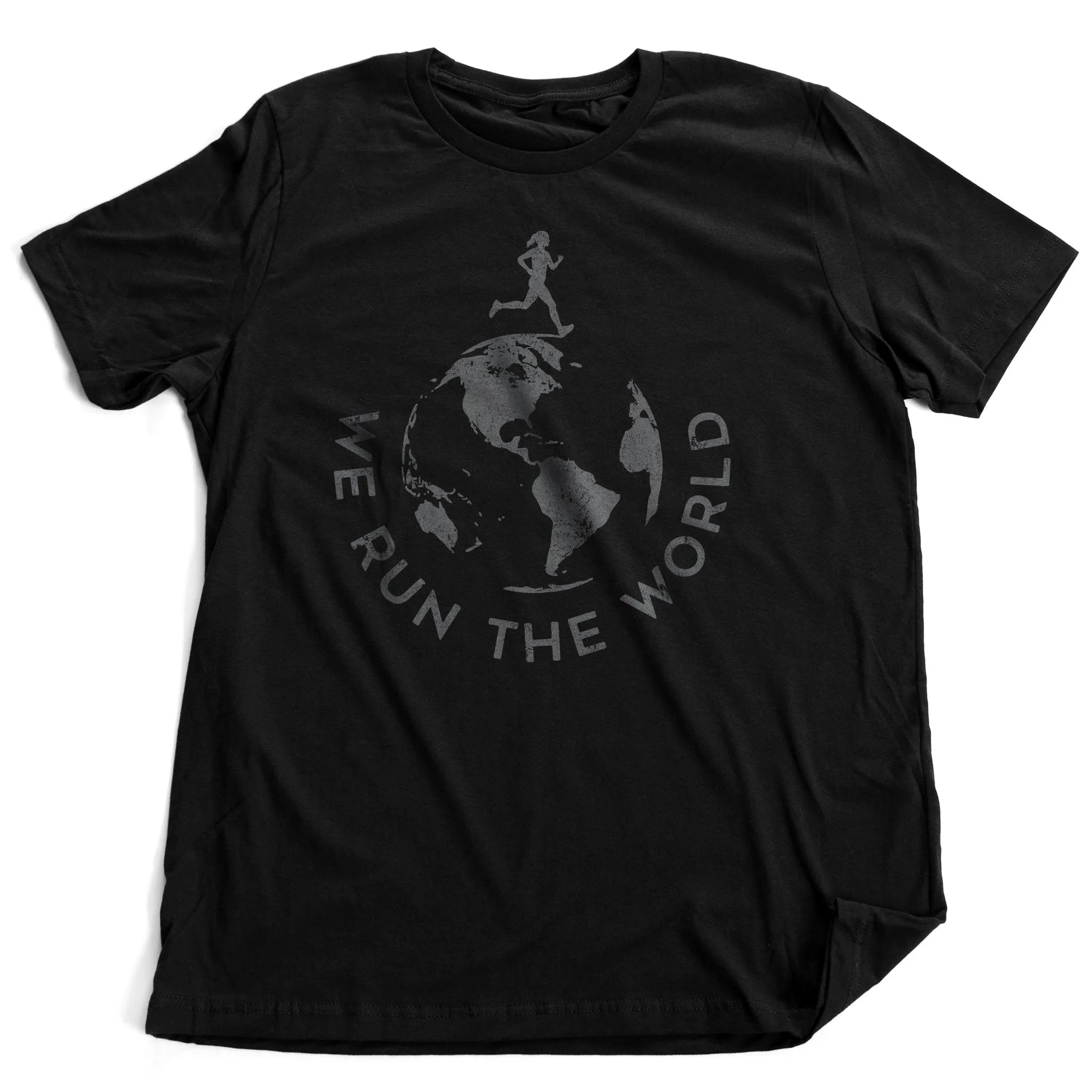 We Run the World [Female Runner] — funny runner's Unisex Tee
