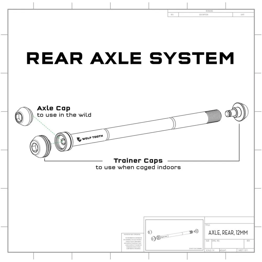 Wolftooth Rear Thru Axle