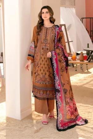 Y-710 |  Ramsha Riwayat Luxury Lawn Vol 7 Collection | Unstitched Lawn Embroidered Suits